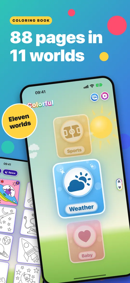 Tap to fill: Colorful, picture 2